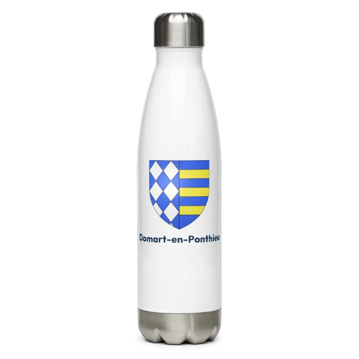 Gourde inox blason de Domart-en-Ponthieu