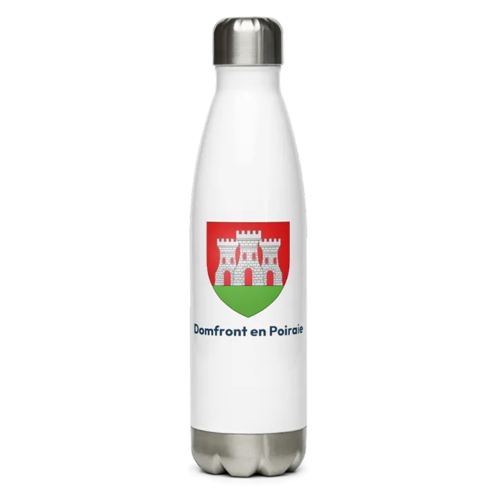 Gourde inox blason de Domfront en Poiraie