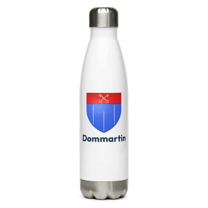 Gourde inox blason de Dommartin