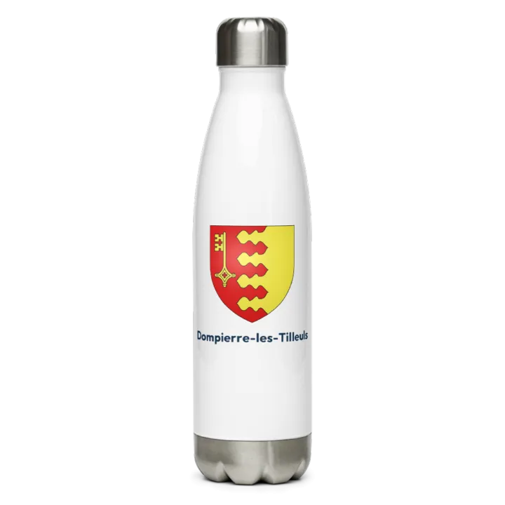 Gourde inox blason de Dompierre-les-Tilleuls