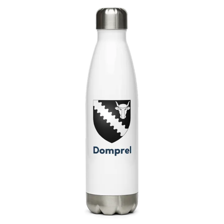 Gourde inox blason de Domprel
