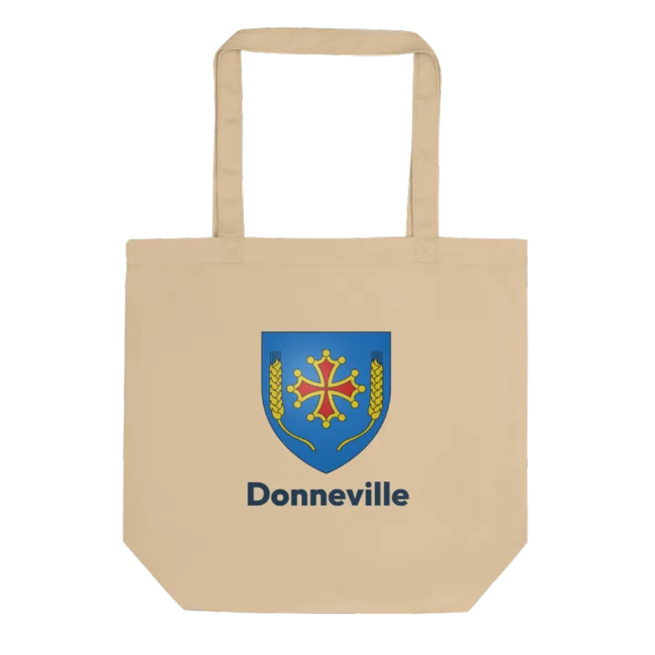 Tote bag coton bio — blason de Donneville