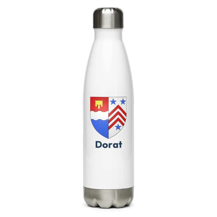Gourde inox blason de Dorat