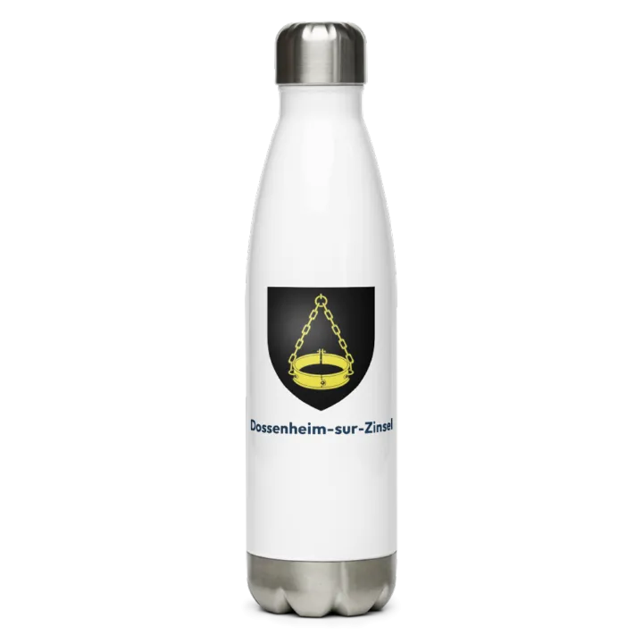 Gourde inox — blason de Dossenheim-sur-Zinsel