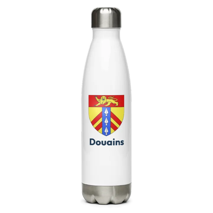 Gourde inox blason de Douains
