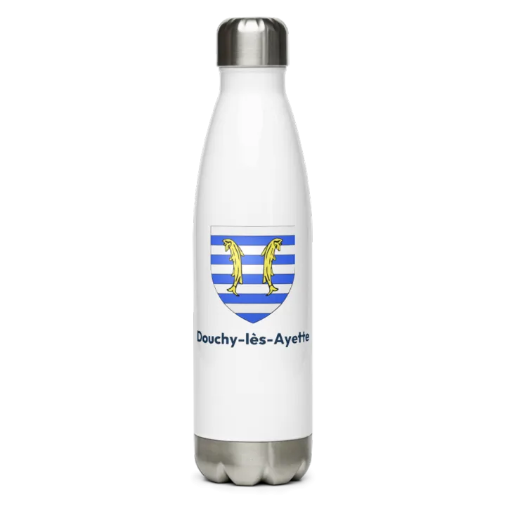 Gourde inox blason de Douchy-lès-Ayette