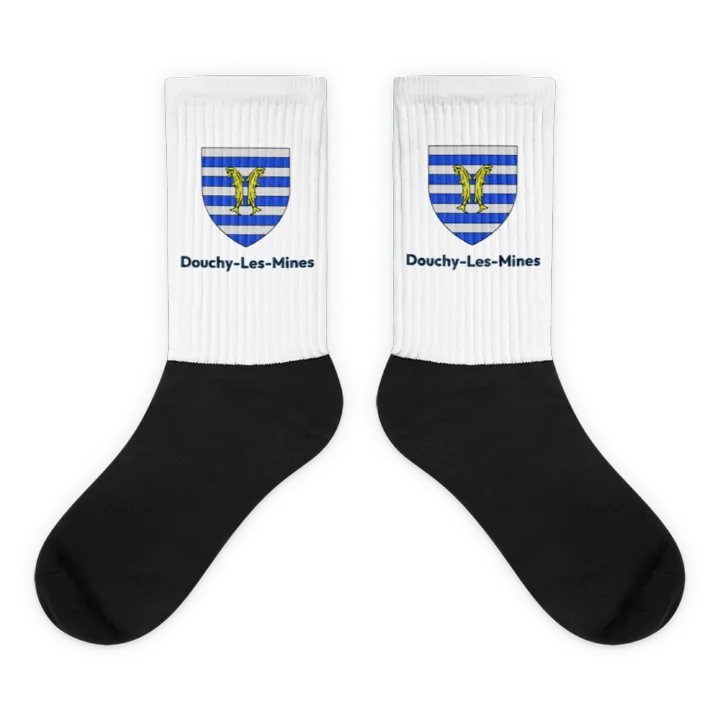 Chaussettes — blason de Douchy-les-Mines