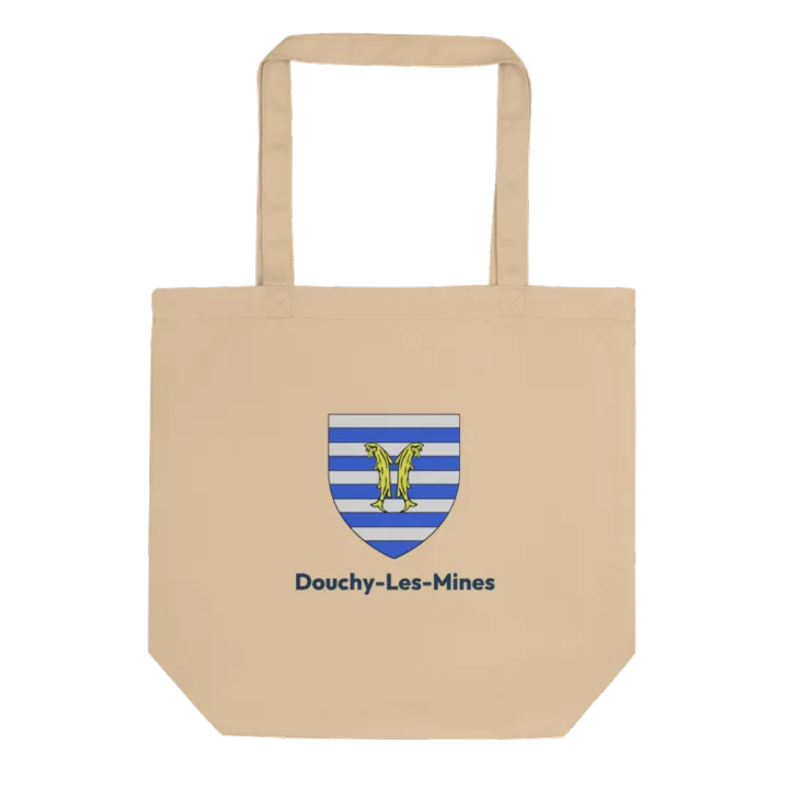 Tote bag coton bio — blason de Douchy-les-Mines