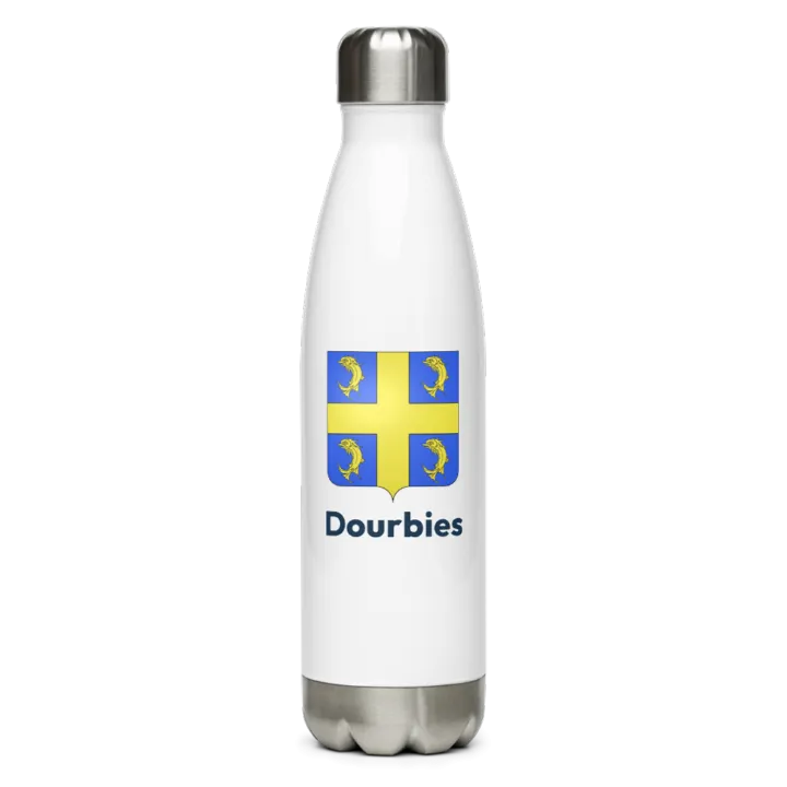 Gourde inox blason de Dourbies