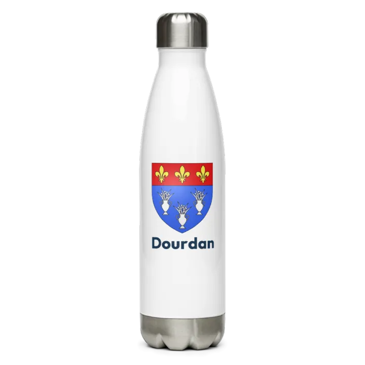 Gourde inox blason de Dourdan
