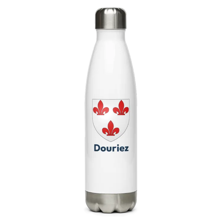 Gourde inox blason de Douriez