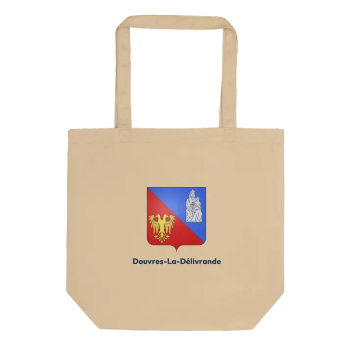 Tote bag coton bio — blason de Douvres-la-Délivrande