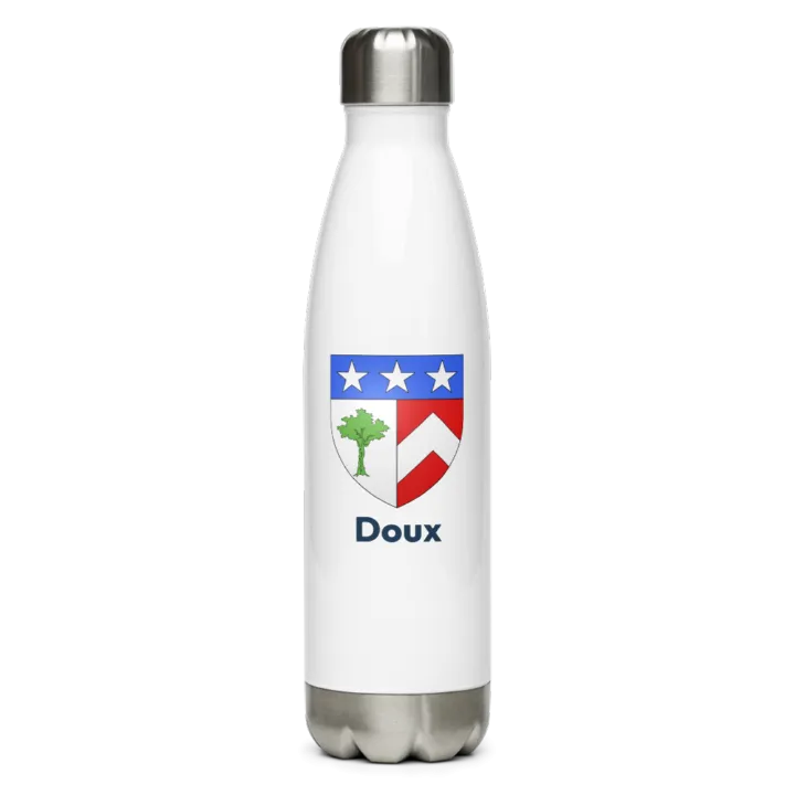 Gourde inox blason de Doux