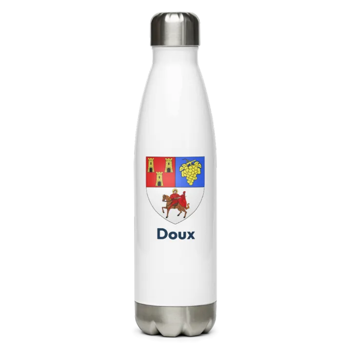 Gourde inox blason de Doux