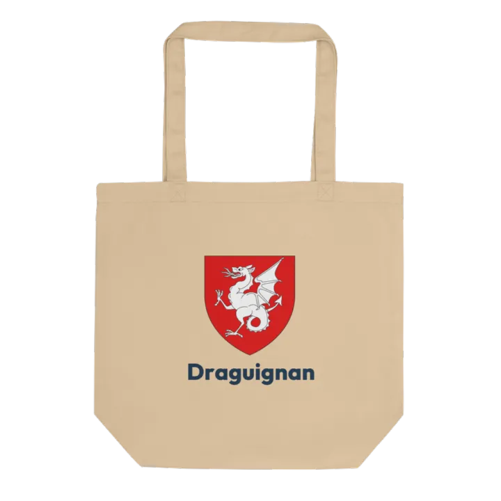 Tote bag coton bio — blason de Draguignan