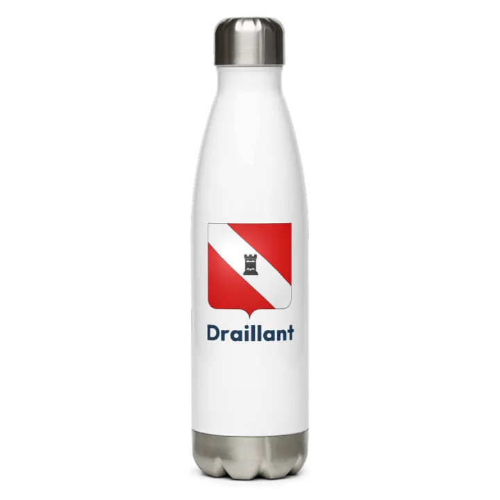 Gourde inox blason de Draillant