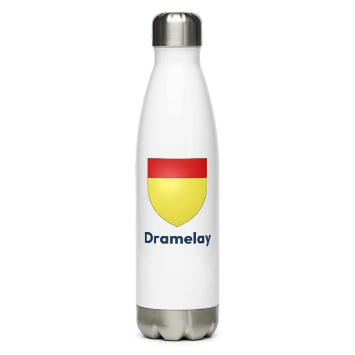 Gourde inox — blason de Dramelay