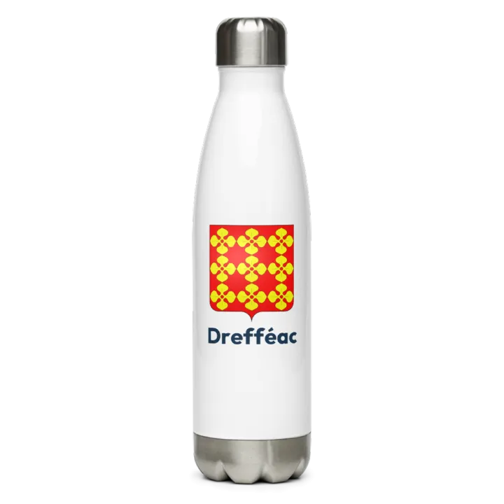 Gourde inox blason de Drefféac
