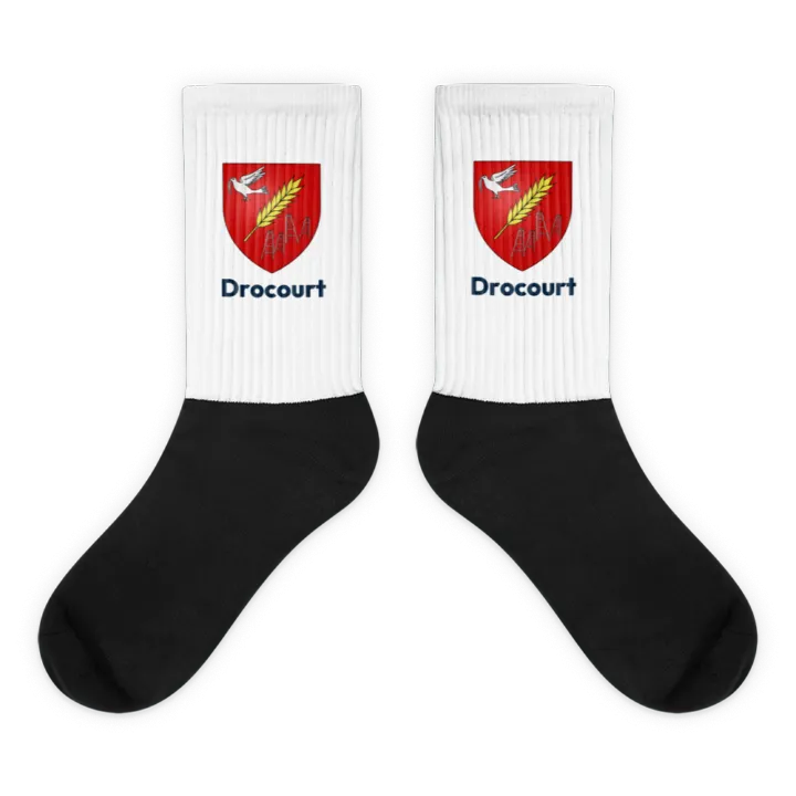 Chaussettes — blason de Drocourt