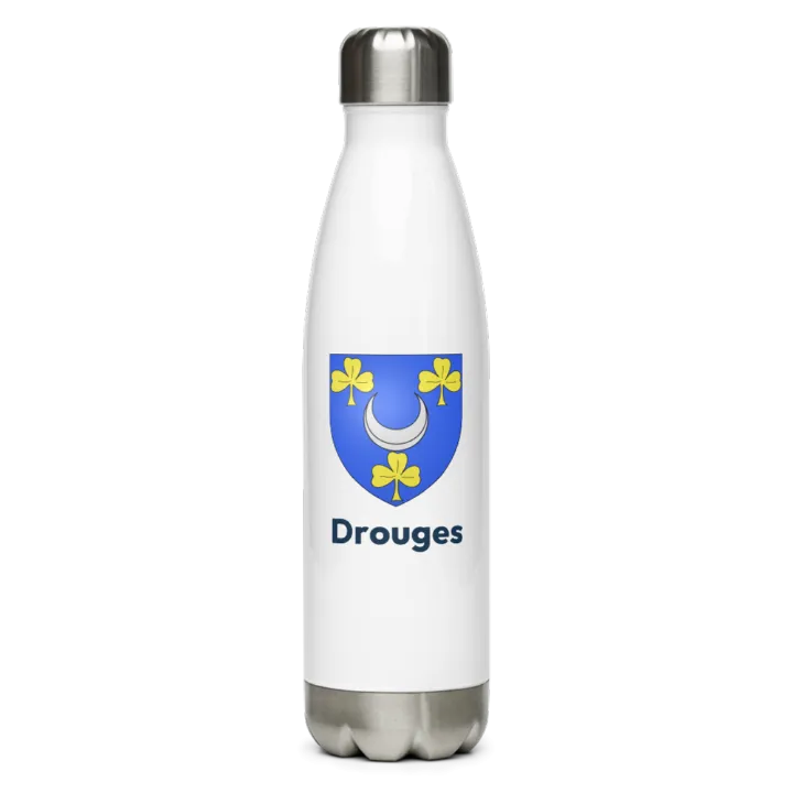 Gourde inox blason de Drouges