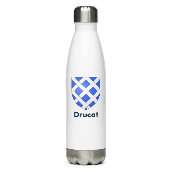 Gourde inox blason de Drucat