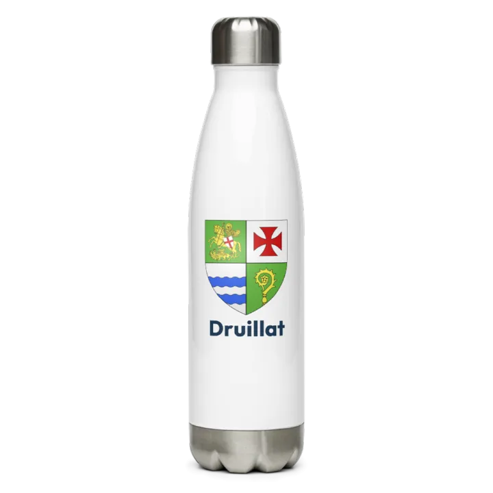 Gourde inox blason de Druillat