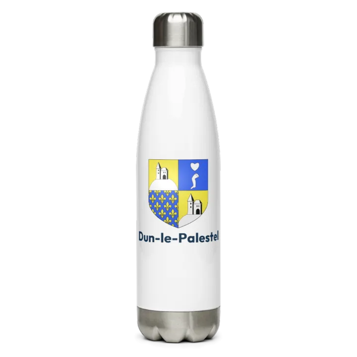 Gourde inox — blason de Dun-le-Palestel