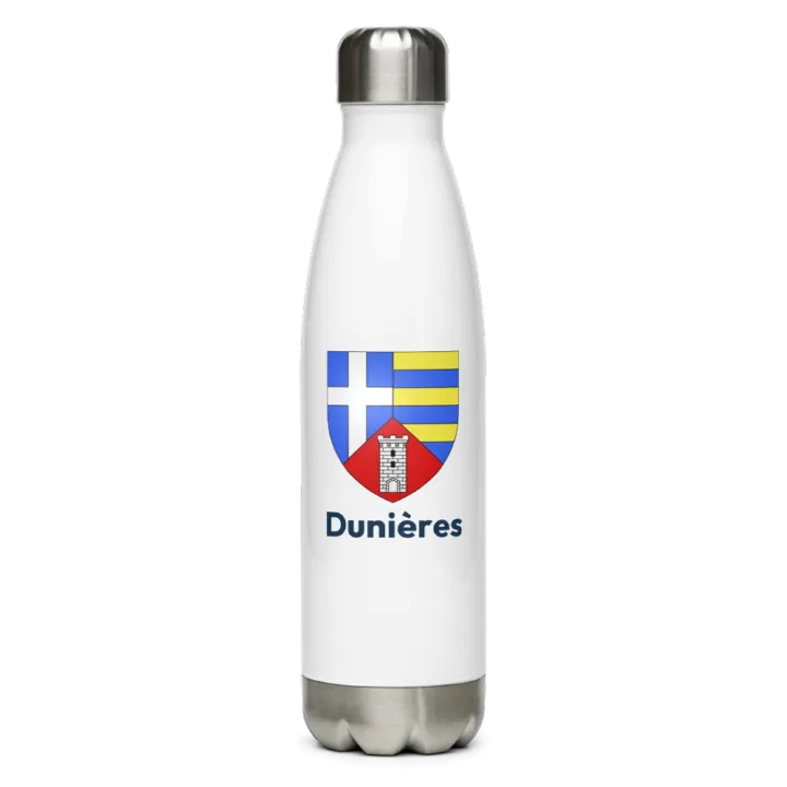 Gourde inox blason de Dunières