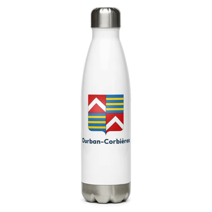 Gourde inox blason de Durban-Corbières