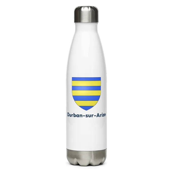 Gourde inox blason de Durban-sur-Arize