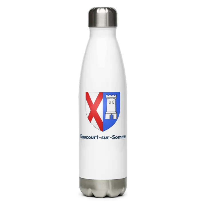 Gourde inox blason de Eaucourt-sur-Somme
