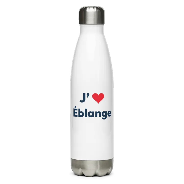 Gourde inox « J’❤ Éblange »