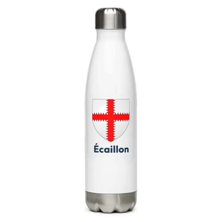 Gourde inox blason de Écaillon