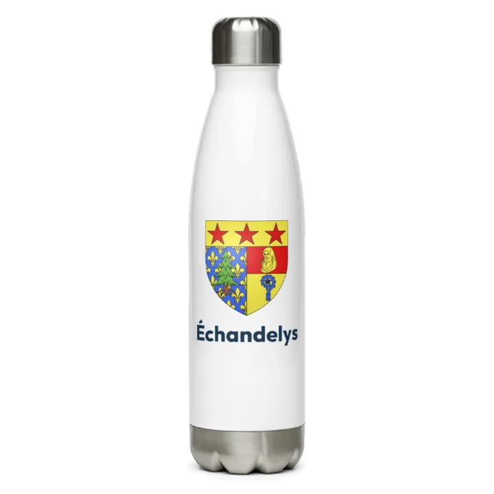 Gourde inox — blason d'Échandelys