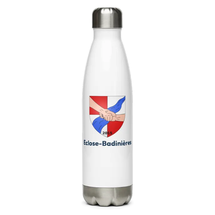 Gourde inox — blason d'Eclose-Badinières