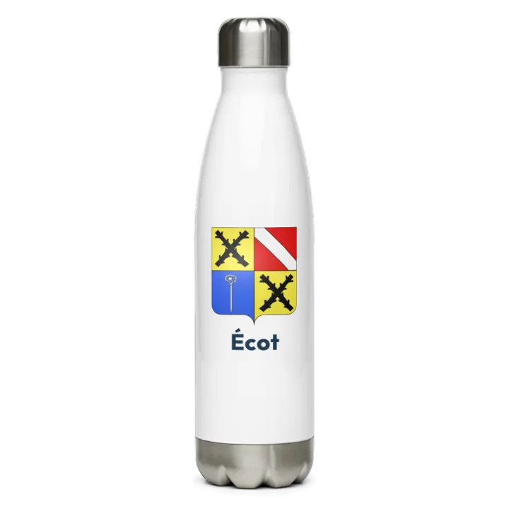 Gourde inox blason de Écot