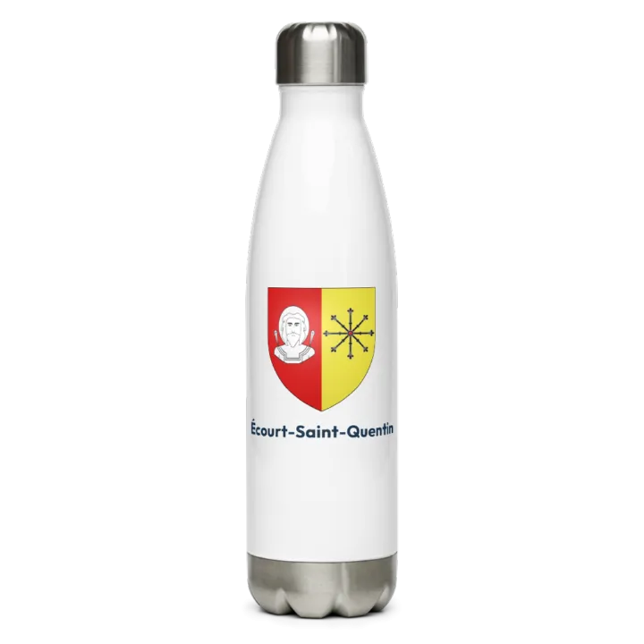 Gourde inox blason de Écourt-Saint-Quentin