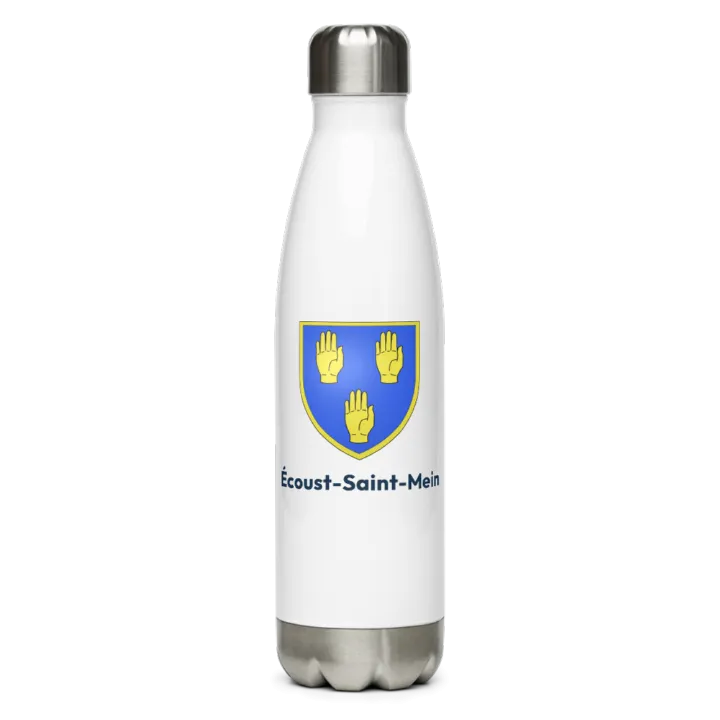Gourde inox — blason d'Écoust-Saint-Mein