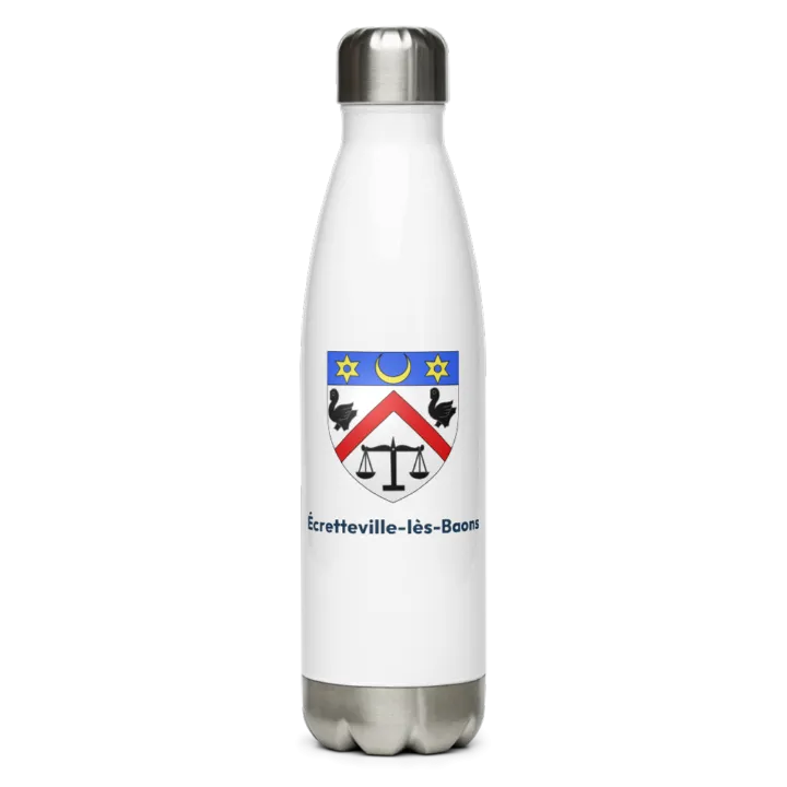 Gourde inox — blason d'Écretteville-lès-Baons