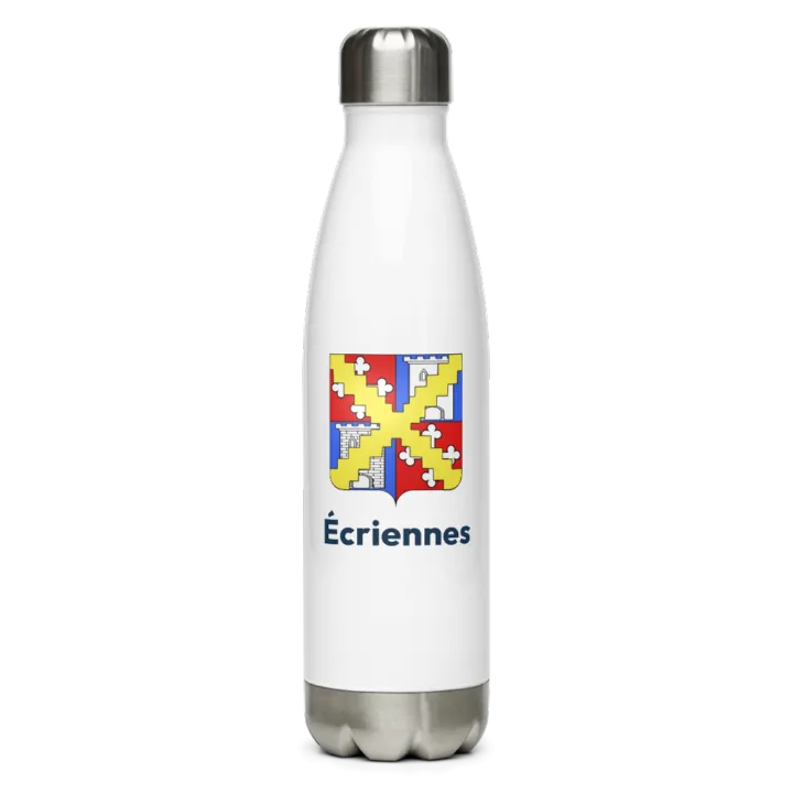 Gourde inox blason de Écriennes