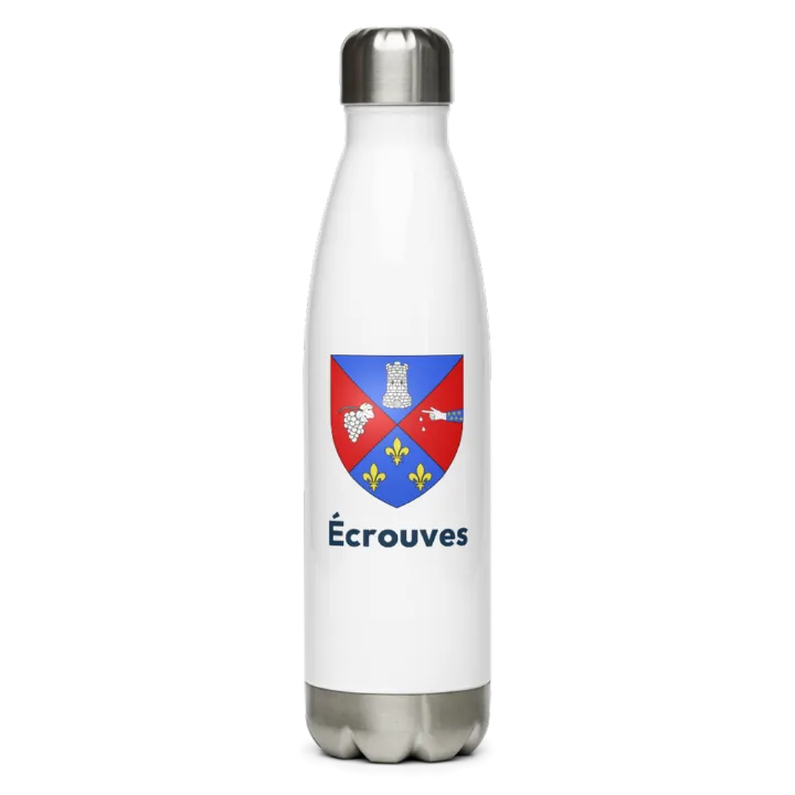 Gourde inox blason de Écrouves
