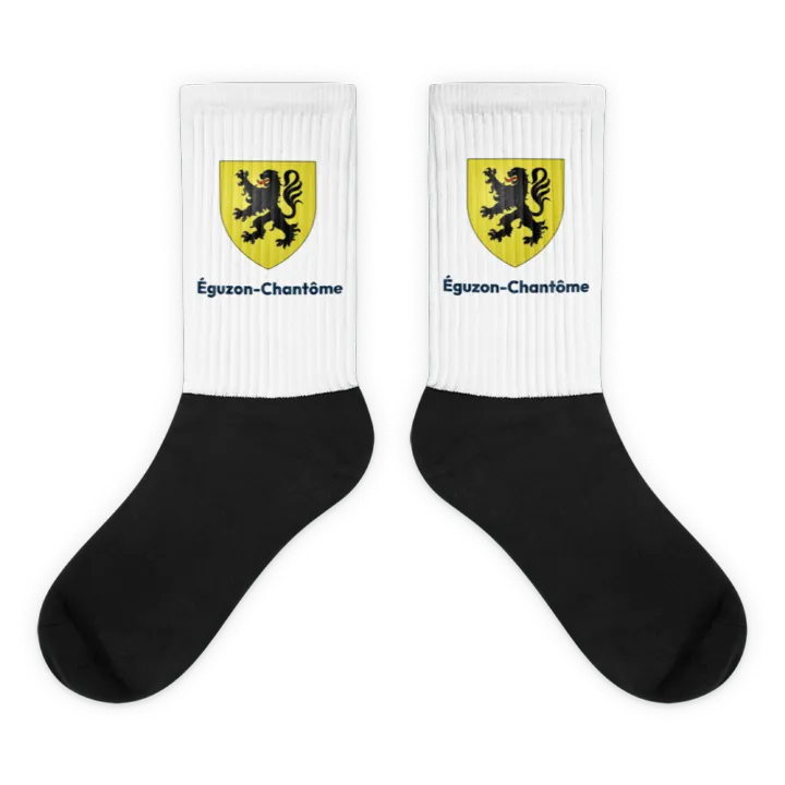 Chaussettes — blason d'Éguzon-Chantôme
