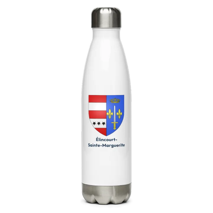 Gourde inox blason de Élincourt-Sainte-Marguerite