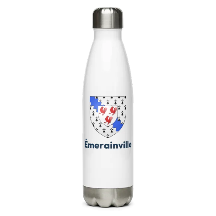 Gourde inox — blason d'Émerainville
