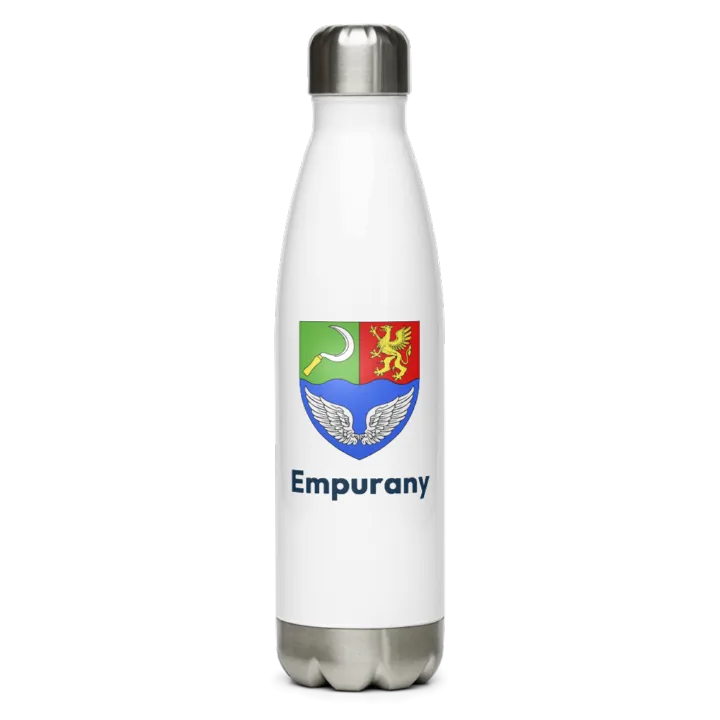 Gourde inox blason de Empurany