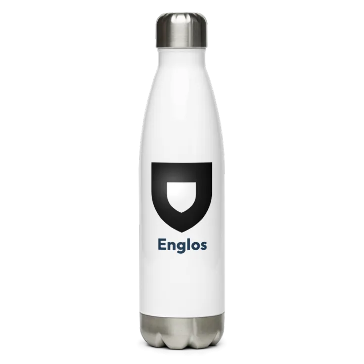 Gourde inox — blason d'Englos