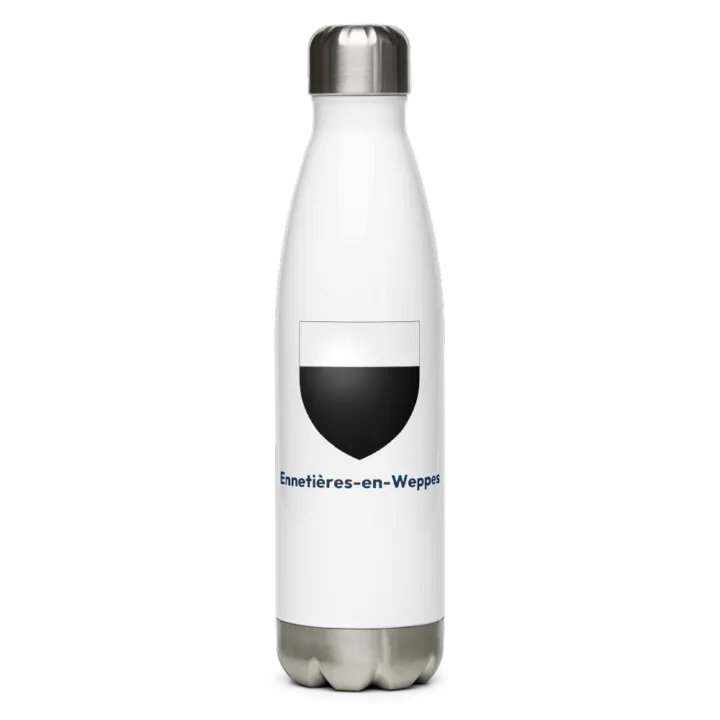 Gourde inox blason de Ennetières-en-Weppes