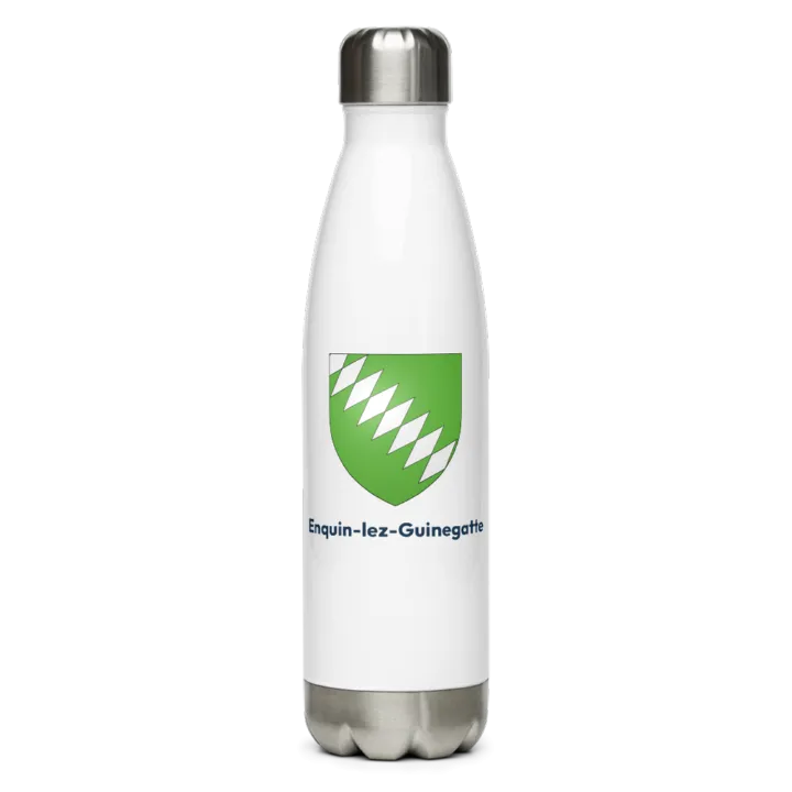 Gourde inox blason de Enquin-lez-Guinegatte