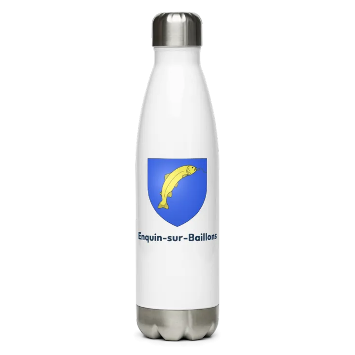 Gourde inox blason de Enquin-sur-Baillons