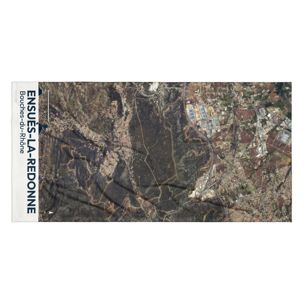 Serviette cartographique — carte de Ensuès-la-Redonne